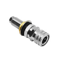 Chrome Plated Brass Quick Disconnect Shank with auto shut mechanism