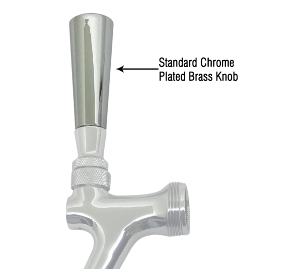 Beer Faucet knob - Chrome Plated