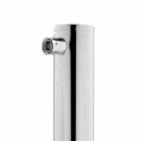 Alternative view of 3" Column Tower - 1 Faucet - SS Polished - Air Cooled ( Without Faucet ) NSF Certified