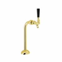 Alternative view of Axis Tower - 1 Faucet - Vibrant Gold Finish - Air Cooled