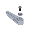 Economy Lever Handle With HOT (RED) Index & Screw - Image 4