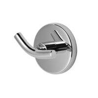 Alternative view of Fluids Double Robe Hook - Polished Chrome