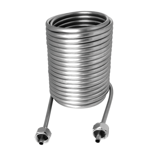 Alternative view of 70' Jockey Box Cooling Coil - Stainless Steel - Left Hand with 3/8" O.D