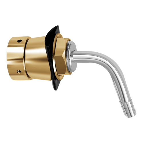 Alternative view of 1.75" Brass Column Shank - 1/4" Bore I.D