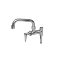 Add-on faucet with 10" swing nozzle