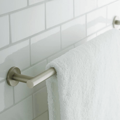 Fluids Towel Bar 18″ – Brushed Nickel