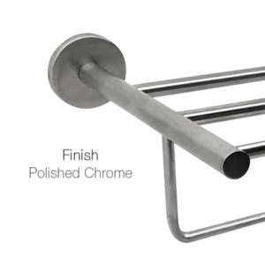 Fluids Towel Rack 24″ – Polished Chrome..