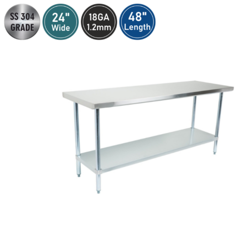 SS Work Table Under Shelve