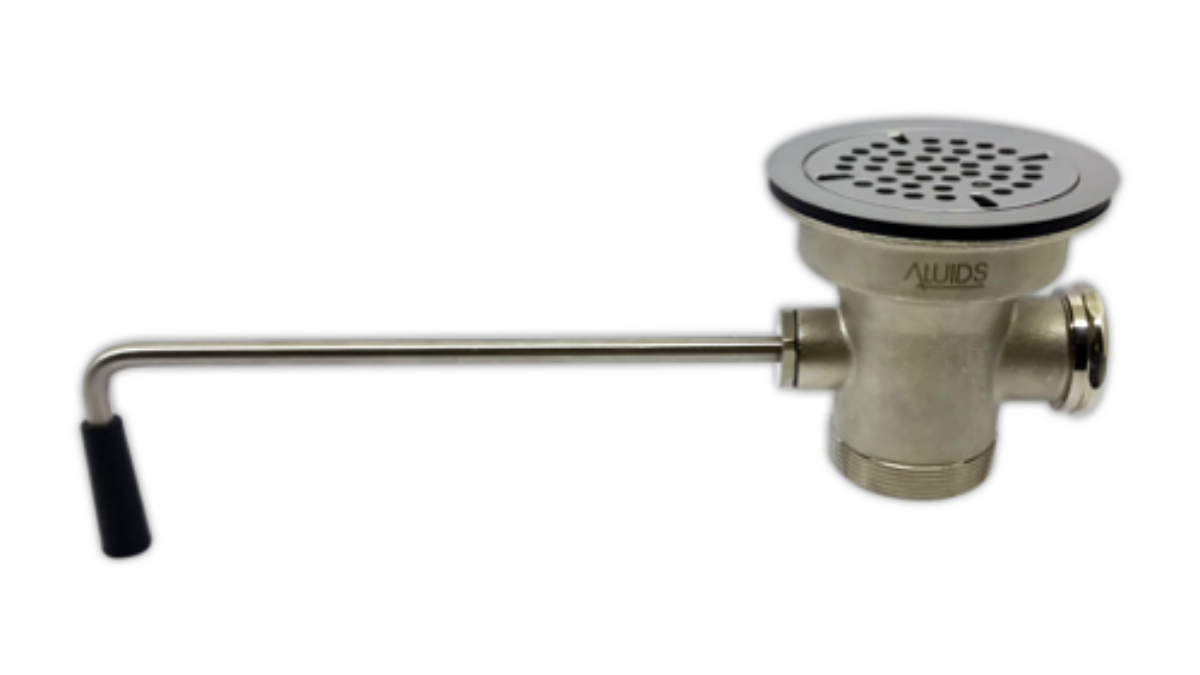 Regency 3 1/2 Flat Strainer for Twist / Lever Handle Valve Drains