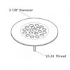 Bathtub Grid Strainer.