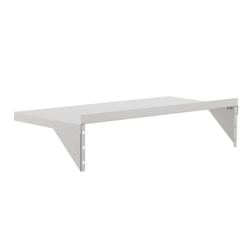 stainless steel solid wall mount shelf