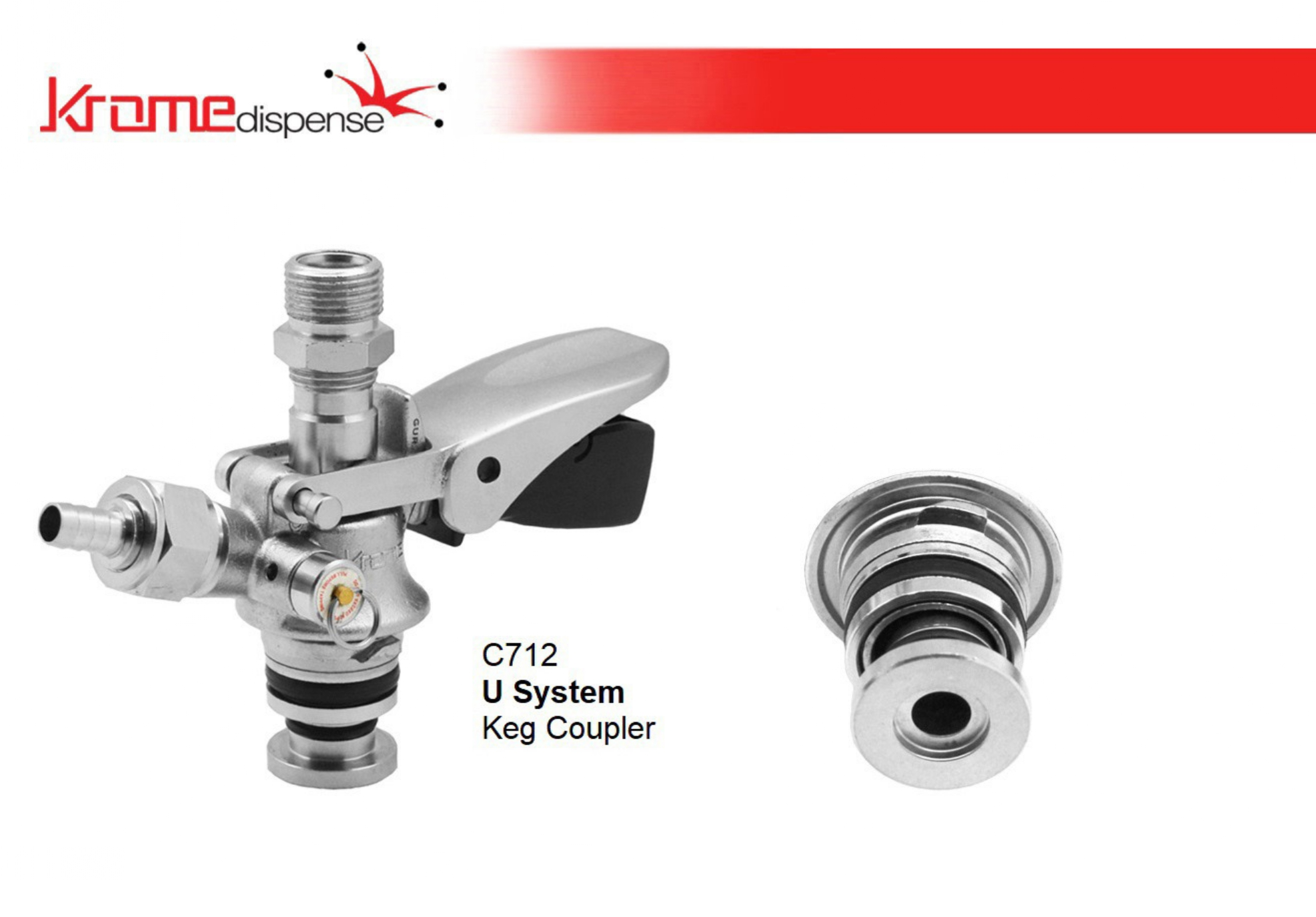 U System Keg Coupler Quality Couplers for Kegs Bar Objects
