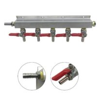 Alternative view of 5 Way Gas Distributor Without PRV