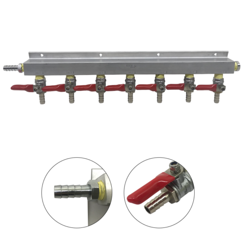Alternative view of 7 Way Gas Distributors without PRV