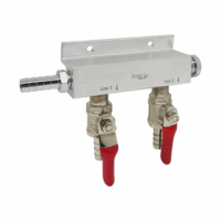 2 Way gas Distributor: