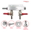 2 Way gas Distributor: