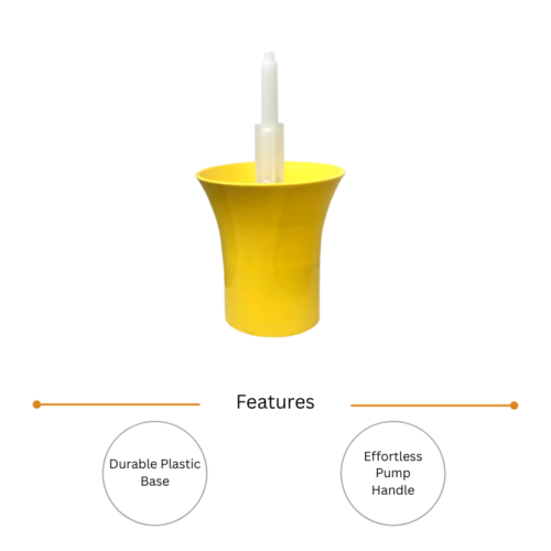 Alternative view of Sanitizer rinser pump - Yellow for Bottling in Homebrew