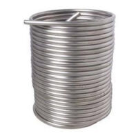 Alternative view of 100' Cooling Coil SS 304 Left Hand with 3/8" O.D