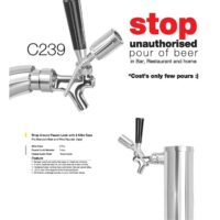 Wrap around Beer Faucet Lock