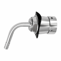 Alternative view of 1.75" 304 Stainless Steel Column Shank - 1/4" Bore I.D