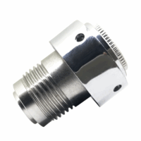 Alternative view of 1.6" Perlick Thread In Shank , Stainless Steel 304 - 5/16" Bore I.D