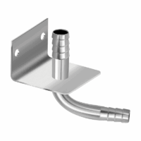 Wall Bracket 3/8" barb fittings