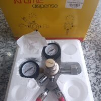 Alternative view of Economy CO2 Beer Regulator -2 Outlet CGA 320