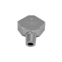 Alternative view of Co2 Gas Regulator "Y" Fitting - Chrome Plated