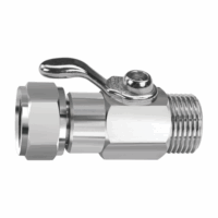 SS 304 Beer Shut Off Valve-Straight