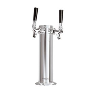 two faucet beer tower
