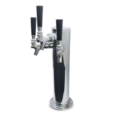 3" Triple Tap Tower with 1/4" Column Shank- Air Cooled  Assembly