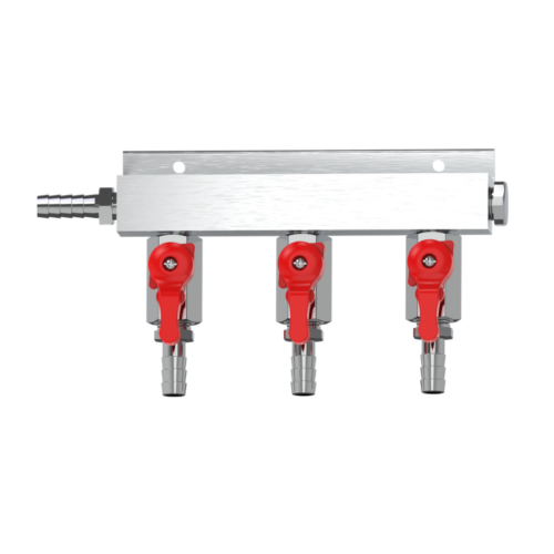 3 way gas distributor