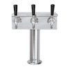 3" T Tower - 3 Faucets - SS Polished - Air Cooled - Image 3
