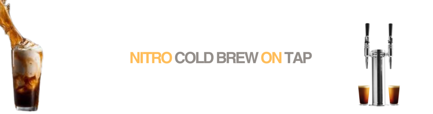 Nitro cold brew on tap