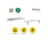 Wall Mount Shelving with Platinum Series