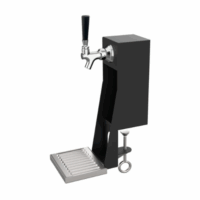 Powder coated clamp on beer tower