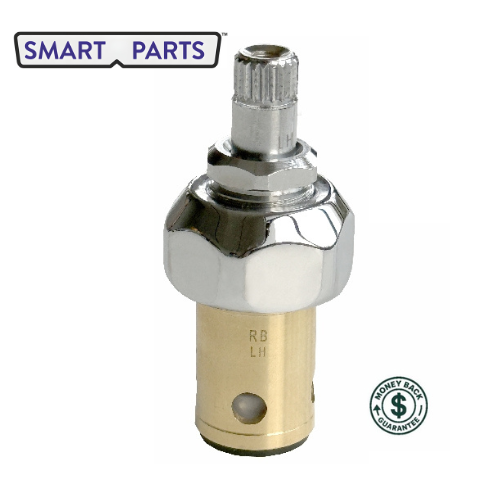 Smart Parts – Replacement Faucet Cartridge w/ Spring Check, Less Handle, LTC (COLD) New-Style– Compatible with T&S Brass Faucets