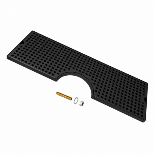 Matte black drip tray