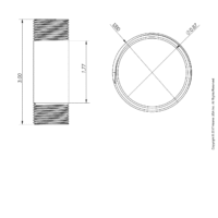 Alternative view of 3/4″IPS X 3″ Long CP Nipple