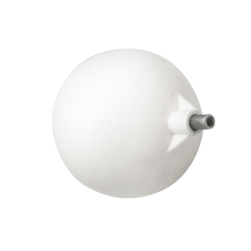 Alternative view of 5" PVC float ball with brass insert 1/4 - 20