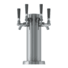 4" Column Tower with 1/4" Column Shank with 4 Faucet - SS Polished - Air Cooled - Image 3