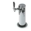 4" Column Tower with 1/4" Column Shank with 4 Faucet - SS Polished - Air Cooled - Image 4