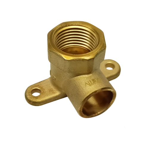 Alternative view of 90 Degree Drop Ear Elbow-Lead Free Brass- 1/2″ FIP x 1/2″