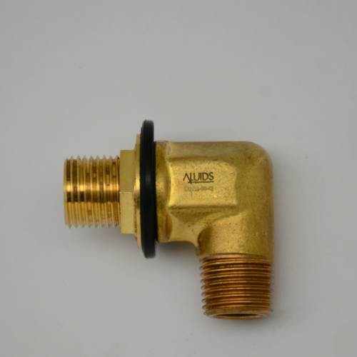 Alternative view of Wall Faucet Mounting Kit with 1/2" Npt male elbows- Low lead brass