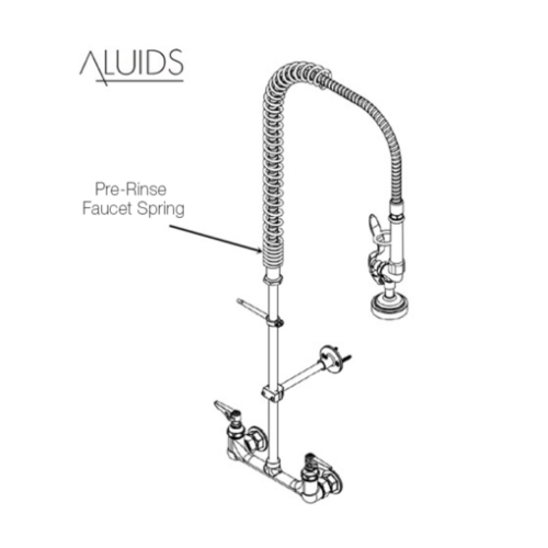 Alternative view of Pre Rinse Faucet Spring - Regular