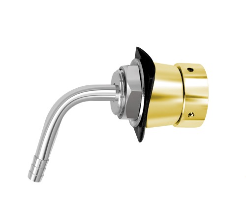 C336gold beer shank 3/16