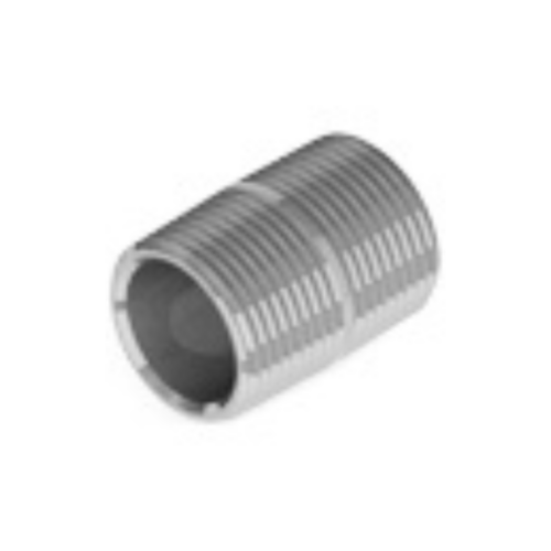 Close Nipple, Stainless 1/2" NPT x 1/2' NPT