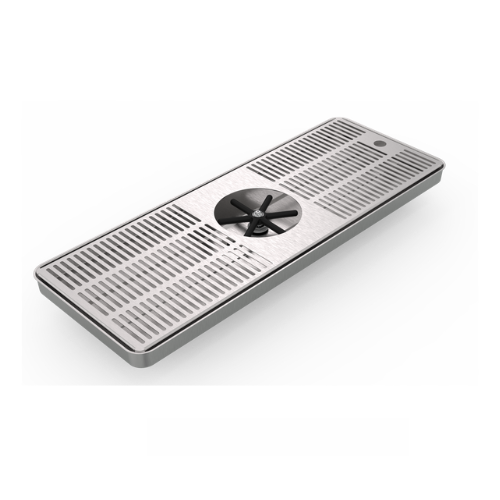 24" x 9" Pitcher Rinser Drip Tray with Drain