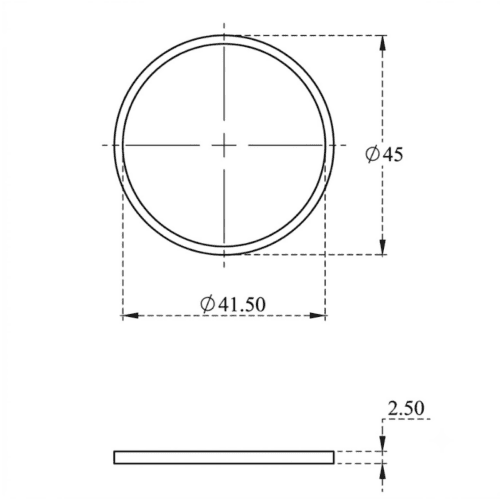 Alternative view of MM extractor tube replacement seal -S,U and D System