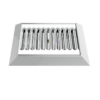 9"x 6-1/2" polished chrome drip tray with drain